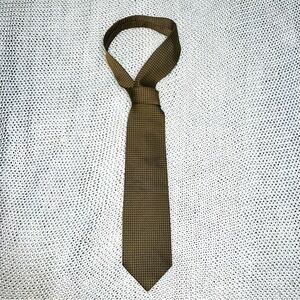 Valentino Gold & Black Patterned Tie